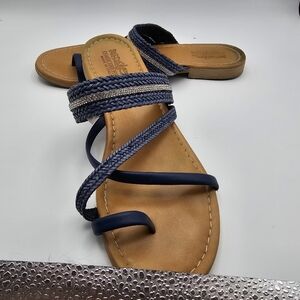 Coach and Four Rex Strappy Sandals, Women's Size 9 1/2 M Beautiful Summer Shoes